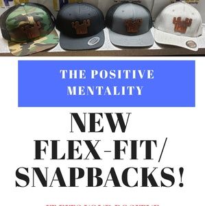 The Positive MENTALITY snapbacks and flexfit